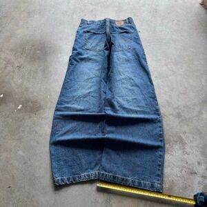 Baggy Mecca Wide Leg Southpole Styl Y2K Vintage Denim Jeans 40x34